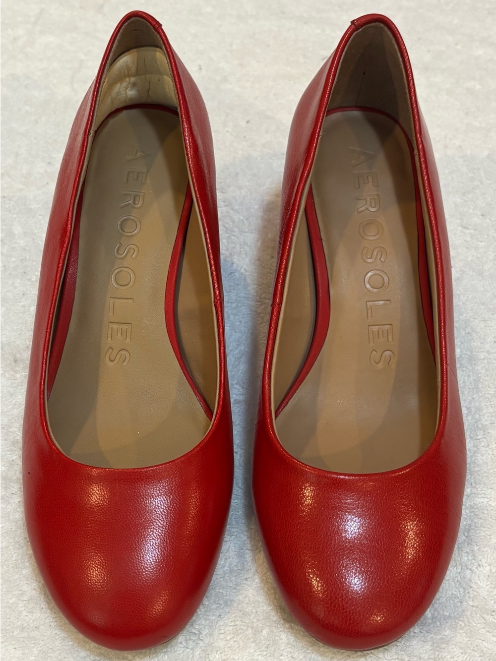 Brand New Stylish Heels By Aeresoles - Size 7W - Heel Height 2 Inches - Box 84